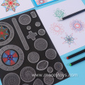 28pcs Kids Craft Drawing Spirograph Geometric Ruler Set